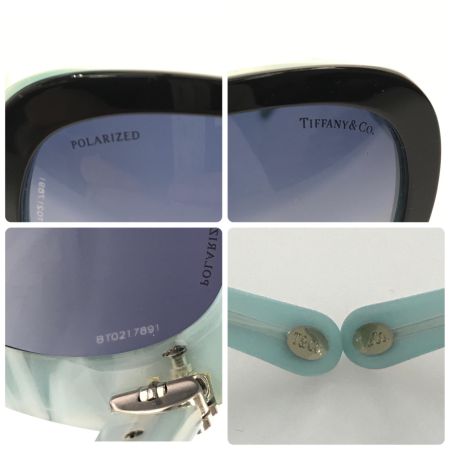  Tiffany & Co. ティファニー アイウェア サングラス  TF4113-F ケース付 TF4113-F ブラック×ブルー