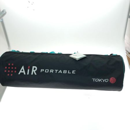  東京西川 エアーポータブル モバイルマット 幅97cm×長さ195cm×厚さ3.5cm HD07331621 ブラック