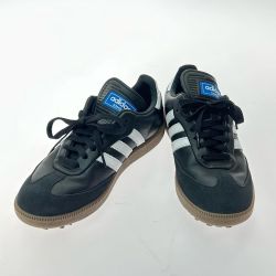 ▼▼ adidas アディダス SAMBA サンバ ゴルフシューズ サイズ25.5  ブラック JH6150 Bランク