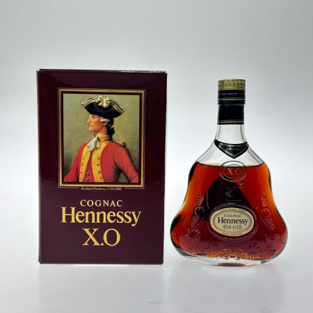  Hennessy ヘネシー X.O コニャック 金キャップ/クリアボトル 350ml 40％ 未開栓
