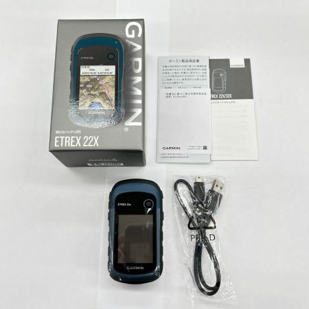  GARMIN ガーミン ハンディGPS ETREX 22X ブルー