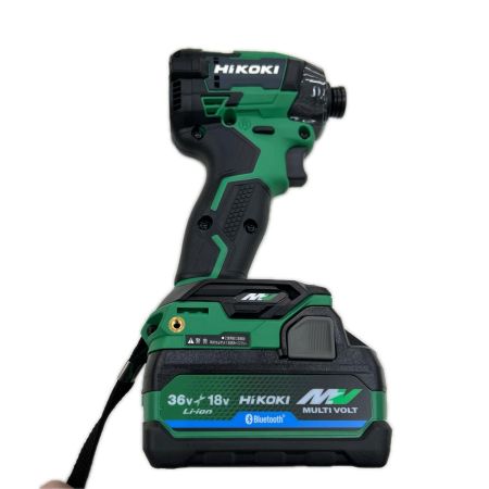 HiKOKI ハイコーキ インパクトドライバ コードレス式 36v 充電器・充電池2個・ケース付 WH36DD グリーン