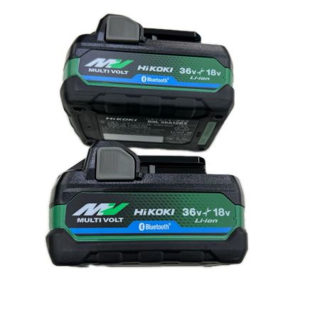 HiKOKI ハイコーキ インパクトドライバ コードレス式 36v 充電器・充電池2個・ケース付 WH36DD グリーン