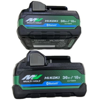 HiKOKI ハイコーキ インパクトドライバ コードレス式 36v 充電器・充電池2個・ケース付 WH36DD グリーン