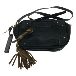 ▼▼ Chloe クロエ バッグ ショルダーバッグ タッセル・ストラップ付 01-11-62 ブラック Bランク