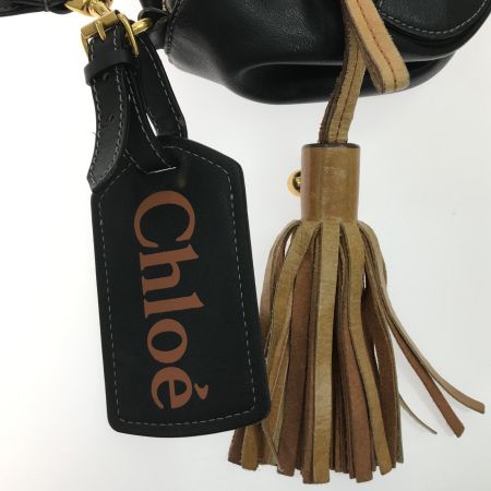  Chloe クロエ バッグ ショルダーバッグ タッセル・ストラップ付 01-11-62 ブラック