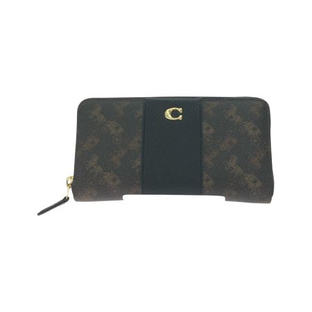  COACH コーチ レディース 長財布 アコーディオンジップウォレット ホース アンド キャリッジ CI212 ブラウン