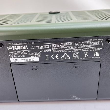  YAMAHA ヤマハ ギターアンプ アダプター付 THR10X グリーン系