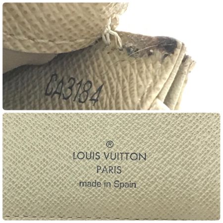  LOUIS VUITTON ルイヴィトン ダミエ ポルトフォイユ 長財布 N63072