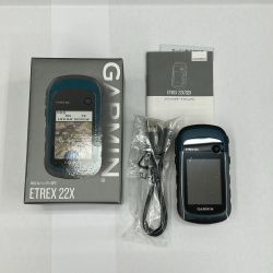 ▼▼ GARMIN ガーミン ハンディGPS ETREX 22X ブルー Aランク