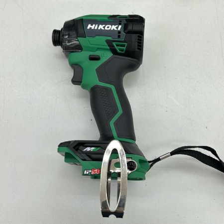  HiKOKI ハイコーキ インパクトドライバ コードレス式 充電器・充電池2個・ケース付 WH36DD グリーン