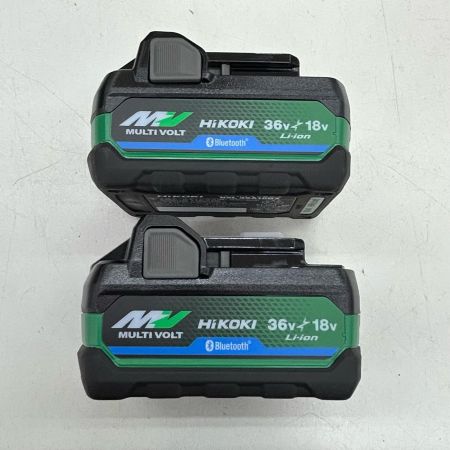  HiKOKI ハイコーキ インパクトドライバ コードレス式 充電器・充電池2個・ケース付 WH36DD グリーン