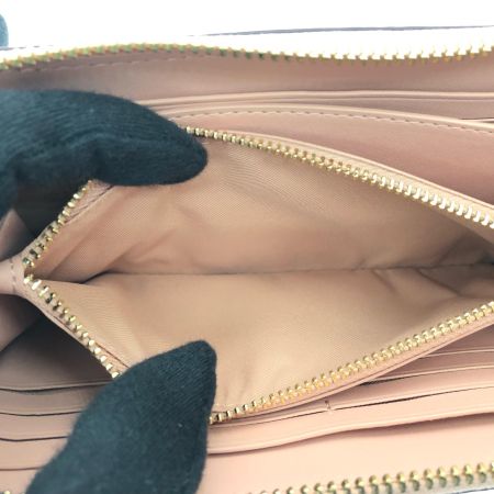  COACH コーチ レディース長財布 ラウンドファスナー シグネチャー  C4452 ブラウン×ピンク