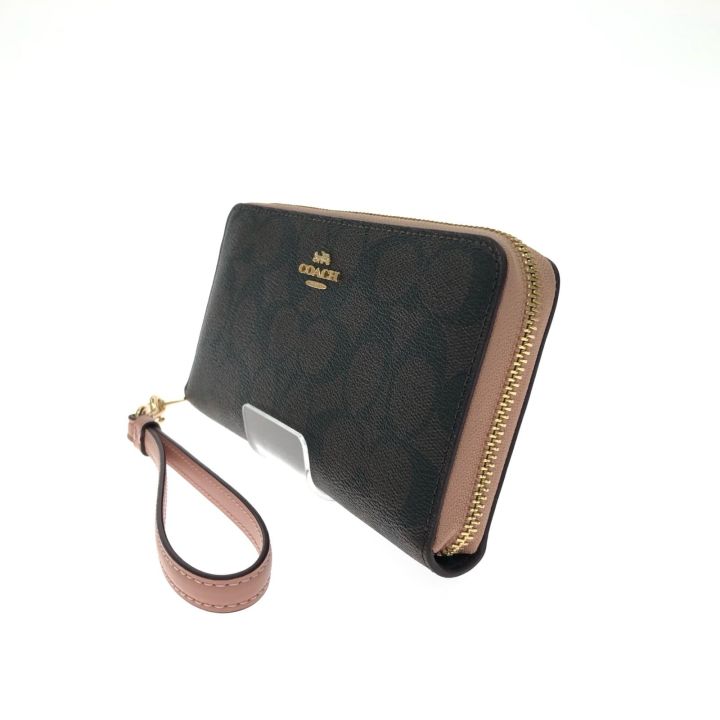 COACH コーチ レディース長財布 ラウンドファスナー シグネチャー