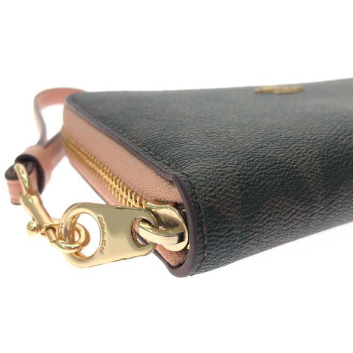COACH コーチ レディース長財布 ラウンドファスナー シグネチャー