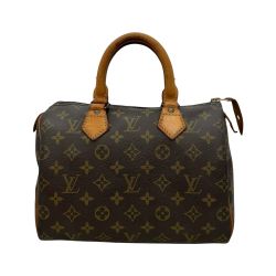 ▼▼ LOUIS VUITTON ルイヴィトン モノグラム スピーディ25 ハンドバッグ パドロック付 M41528 Bランク