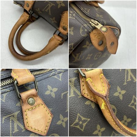  LOUIS VUITTON ルイヴィトン モノグラム スピーディ25 ハンドバッグ パドロック付 M41528
