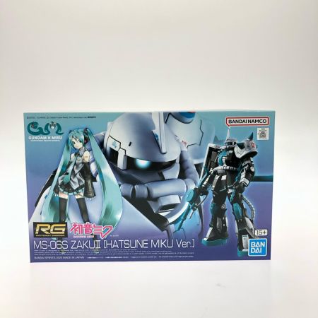  BANDAI バンダイ プレミアムバンダイ限定 機動戦士ガンダム 1/144 RG MS-06S ザク2 初音ミクVer. 