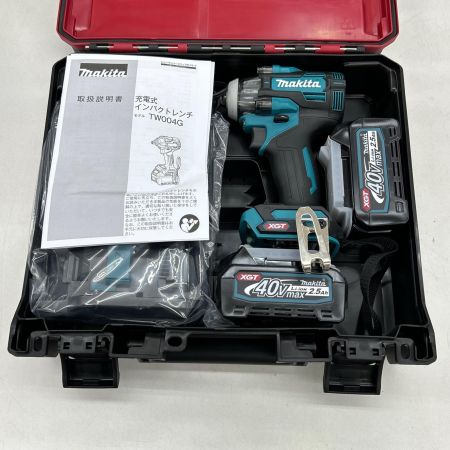  MAKITA マキタ インパクトレンチ コードレス式 40v TW004G ブルー