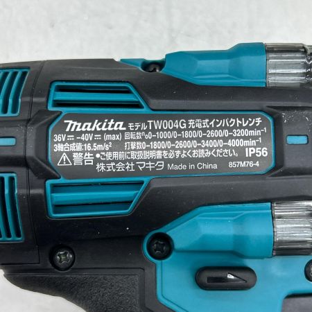 MAKITA マキタ インパクトレンチ コードレス式 40v TW004G ブルー