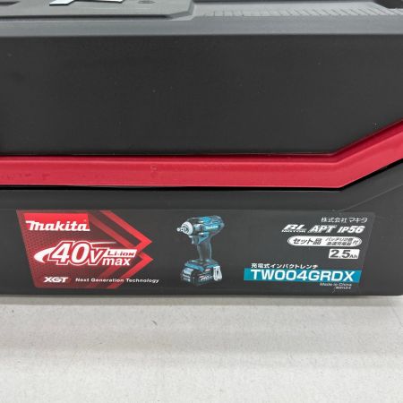  MAKITA マキタ インパクトレンチ コードレス式 40v TW004G ブルー