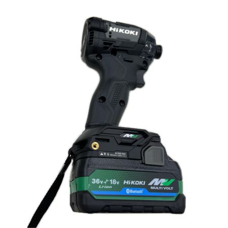 HiKOKI ハイコーキ インパクトドライバ コードレス式 36v 充電器・充電池2個・ケース付 WH36DD ブラック