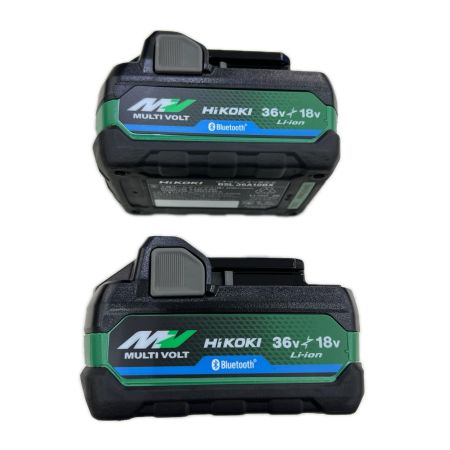 HiKOKI ハイコーキ インパクトドライバ コードレス式 36v 充電器・充電池2個・ケース付 WH36DD ブラック