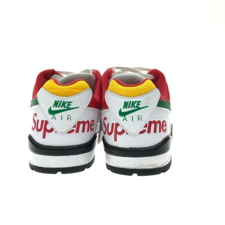  Supreme×NIKE メンズスニーカー エア クロストレーナー 3 28cm CJ5291-100 ホワイト/パイングリーン
