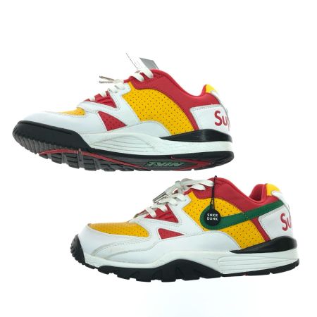  Supreme×NIKE メンズスニーカー エア クロストレーナー 3 28cm CJ5291-100 ホワイト/パイングリーン