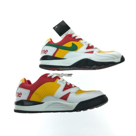  Supreme×NIKE メンズスニーカー エア クロストレーナー 3 28cm CJ5291-100 ホワイト/パイングリーン