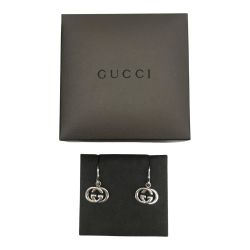 ▼▼ GUCCI グッチ アクセサリー ピアス SILVER925 インターロッキングGピアス Bランク