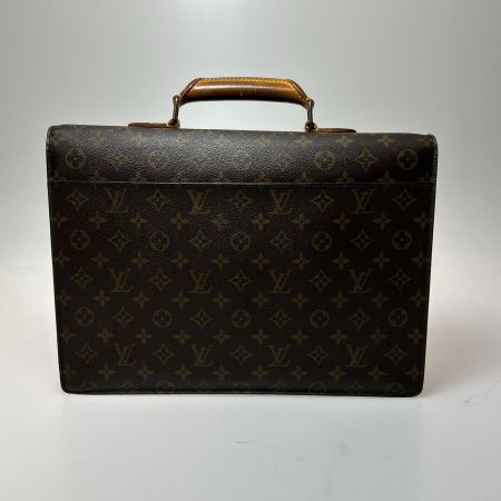  LOUIS VUITTON ルイヴィトン ビジネスバッグ モノグラム セルヴィエット・コンセイエ M53331 ブラウン