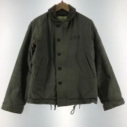 ▼▼ BUZZ RICKSON'S バズ リクソンズ  N-1デッキジャケット SIZE M M13795 グリーン Bランク