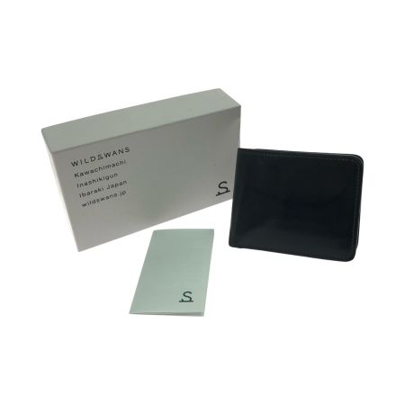  WILDSWANS ワイルドワンズ メンズ 二つ折り財布 シェルコードバン GROUNDER グラウンダー ブラック