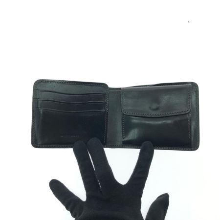  WILDSWANS ワイルドワンズ メンズ 二つ折り財布 シェルコードバン GROUNDER グラウンダー ブラック