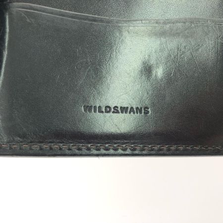  WILDSWANS ワイルドワンズ メンズ 二つ折り財布 シェルコードバン GROUNDER グラウンダー ブラック