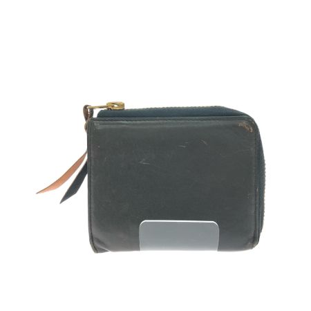  池田工芸×Lightning メンズ L字ジップ財布 限定モデル ホースハイド×ヌメ クロコダイル ブラック