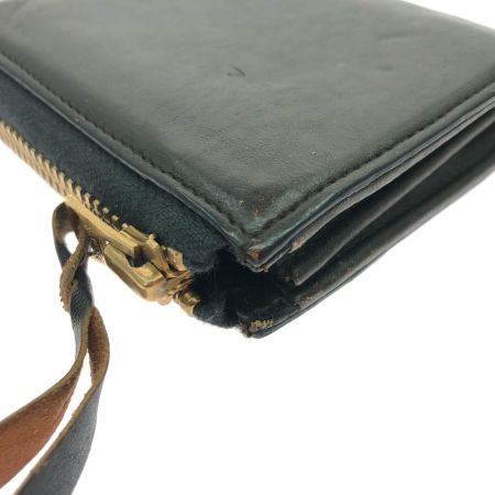  池田工芸×Lightning メンズ L字ジップ財布 限定モデル ホースハイド×ヌメ クロコダイル ブラック