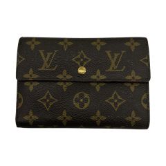  LOUIS VUITTON ルイヴィトン 三つ折り財布 モノグラム ポルトトレゾール・エテュイパピエ M61202 ブラウン Cランク