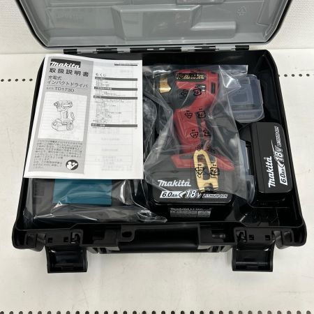  MAKITA マキタ インパクトドライバ コードレス式 18v LXT20周年記念カラー TD173DGXPR プレミアムレッド