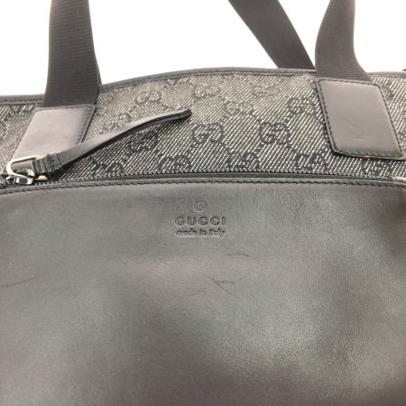  GUCCI グッチ レディース トートバッグ GGキャンバス レザー ショルダートート 28893 ブラック