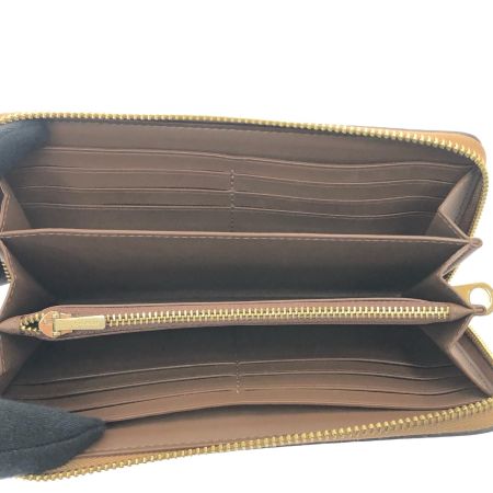  COACH コーチ レディース 長財布 ラウンドファスナー シグネチャー アウトレット C4452 ベージュ