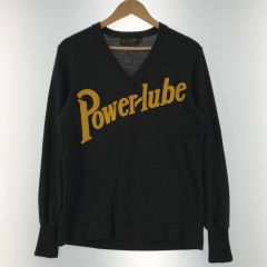  FREE WHEELERS フリーホイーラーズ Vネックニット  Power-lube SIZE 38 ブラウン Cランク