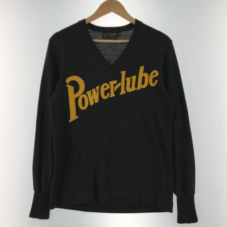  FREE WHEELERS フリーホイーラーズ Vネックニット  Power-lube SIZE 38 ブラウン