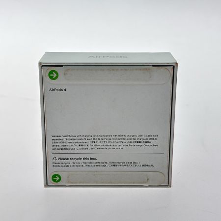  Apple アップル AirPods 4 MXP63J/X