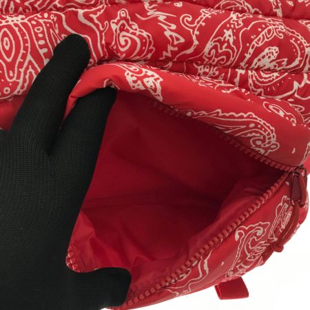  Supreme シュプリーム バッグ バックパック Puffer Backpack レッド