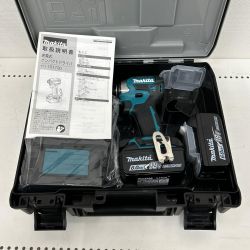 ▼▼ MAKITA マキタ インパクトドライバ  コードレス式 18v 充電器・充電池2個・ケース付 TD173DRGX ブルー Aランク