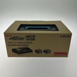 ▼▼ MAKITA マキタ パワーソースキット 充電器・充電池2個・ケース付 A-69733 ブルー Sランク
