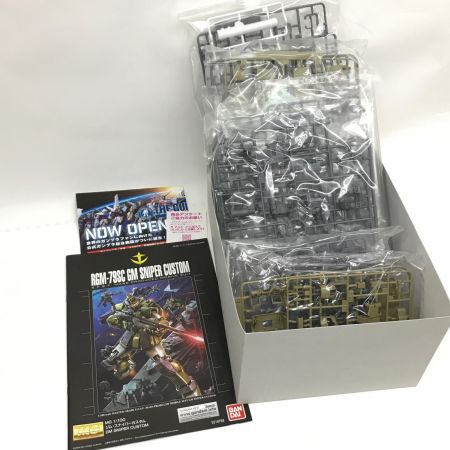  BANDAI バンダイ プラモデル　1/100 MG RGM-79SC ジム・スナイパーカスタム 「機動戦士ガンダム MSV」