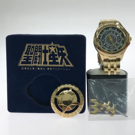   腕時計 聖闘士聖矢 黄金の聖域映画公開記念品 354/1200 ゴールド